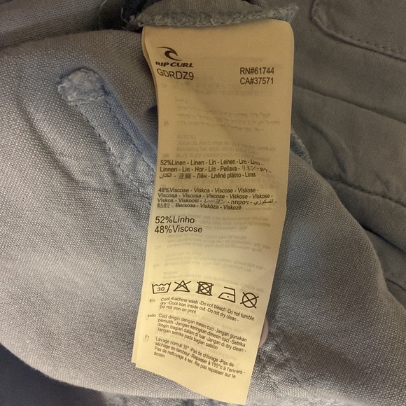 Rip curl Panoma Romper size Medium, mid blue - Picture 10 of 10